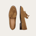 Raphael półbuty, ziemisty welur